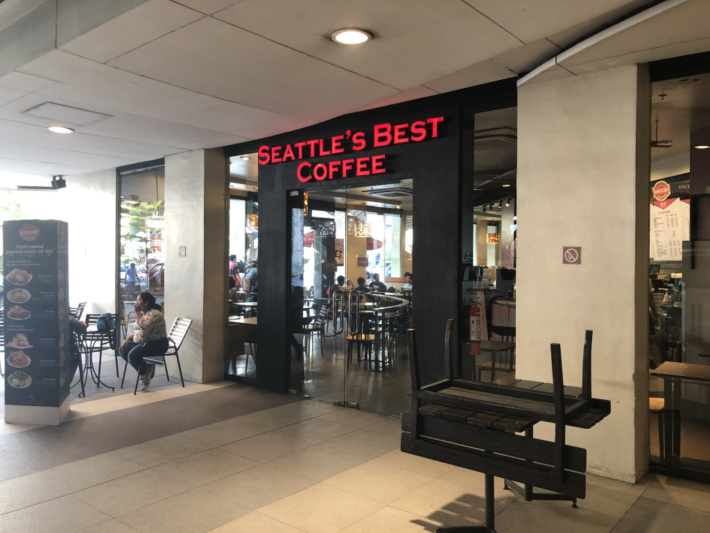 フィリピンカフェ Seattle's Best Coffee の外観